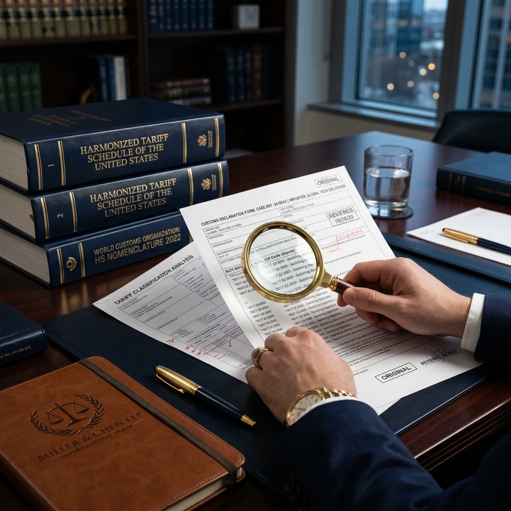 Customs classification and tariff disputes in international trade