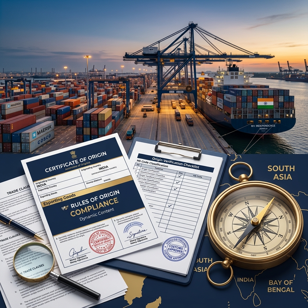 Rules of Origin compliance documentation